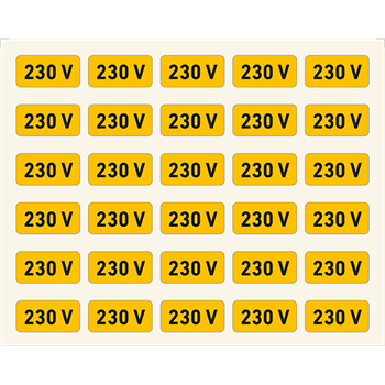 230 V, vinil öntapadó, 20x10