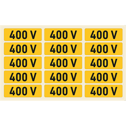 400 V, vinil öntapadó, 60x20