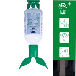 Nordik Actiomedic EYE CARE TWIN Single I fali szemkimosó állomás 500 ml TWIN 0.9% nátrium-klorid oldattal
