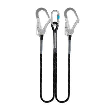 Biztosító kötél Irudek Nexion 259 félstatikus összekötő, fekete/szürke, 1m / 12mm