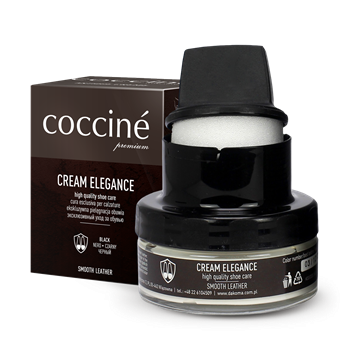 COCCINÉ CREAM ELEGANCE speacial leather care cream, 50ml,  black