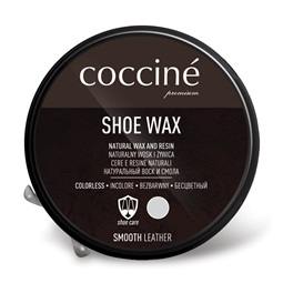 COCCINÉ SHOE WAX Shoe care preparation with beeswax and resin, 50ml, black