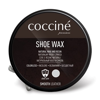 COCCINÉ SHOE WAX Shoe care preparation with beeswax and resin, 50ml, coulourless