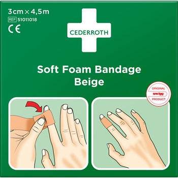 Nordik Cederroth téphető/vágható ragtapasz, 3 cm x 4.5 m, bézs