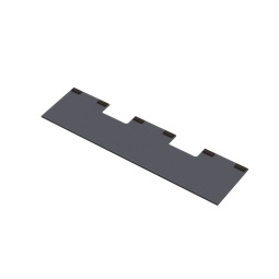 Elülső izzadtságpárna Irudek Secra sisakokhoz, fekete