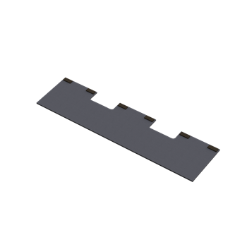 Elülső izzadtságpárna Irudek Secra sisakokhoz, fekete