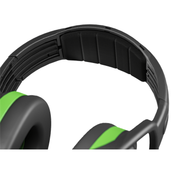 Fültok Irudek Secure 1H SNR26, fekete/zöld