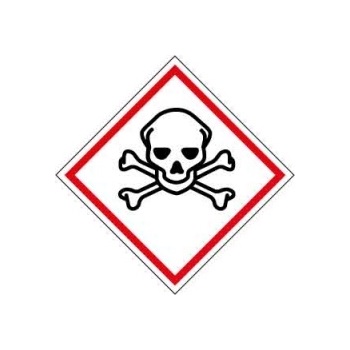 GHS piktogram, Mérgező, nagyon mérgező anyag, 100x100mm