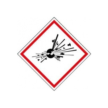 GHS piktogram, Robbanásveszélyes anyag, 1ív (20 piktogram)