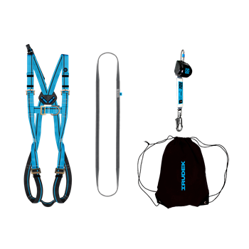 Heveder szett Irudek Gargano, Light 3 + Tiger 2,5m + Express 150cm, kék/fekete