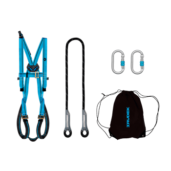 Heveder szett Irudek Roque Nublo, Light 2 + 981 karabiner + Nexion 150 kötél