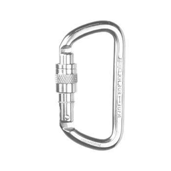 Karabiner Irudek Steelsafe 308 INOX, rozsdamentes acél, 16mm-es nyílás