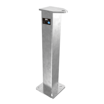 Kikötési oszlop IRUDEK PEX galvanizált acél, 500mm vagy 700mm változatban