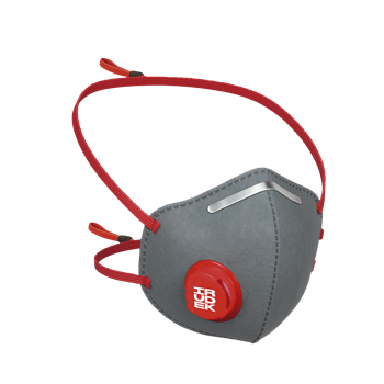 Maszk Irudek IRU 425-Slov FFP2 szelepes, szürke, universal