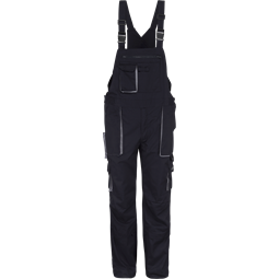 Munkanadrág kertész, gumírozott vállpánt, oldalgombos gumírozott derék