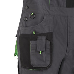 Nadrág kantáros (100%pamut) TOP GREEN 100 BIBPANTS