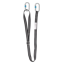 Rögzítő kötél Irudek FR3 lángálló, fekete, 2m