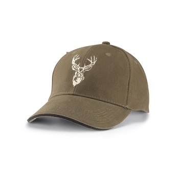 Embriodered hat, pattern: deer