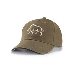 Embroidered hat, design: boar