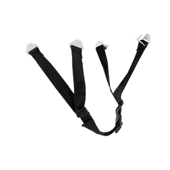 Sisakszíj 4 pontos Irudek Stilo 600 sisakhoz, fekete