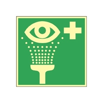 Sorozattábla SZEMMOSÓ (piktogram)