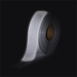Segmented reflective tape, 50mm wide, can be ironed on