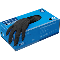 Védőkesztyű egyszerhasználatos púdermentes nitril TOP NITRAX