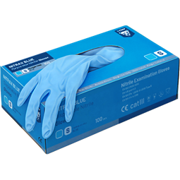 Védőkesztyű egyszerhasználatos púdermentes nitril TOP NITRAX