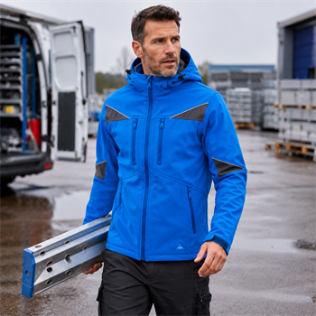 TOP NOVA softshell munkakabát, 94% poliészter, 6% elasztán, vízálló
