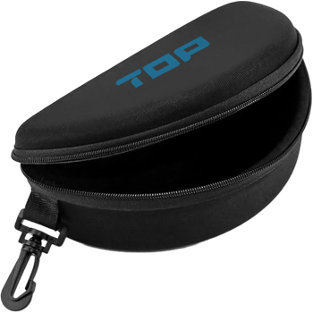 TOP OPTISHELL CASE tárolódoboz szemüvegekhez, fekete