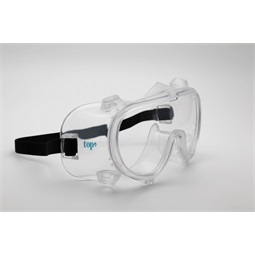 TOP SC-423 polycarbonate protective goggles, scratch resistant, acid resistant, with adjustable rubber band