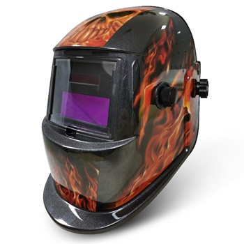 TOP WH HELL Automatic,welding helmet,adjustable sensitivity,field of view 10X90 mm,UV/INFRA-RED protection,Polypropylene