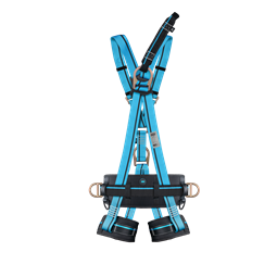 Testheveder Irudek Light 11 párnázott lábhurok, kék/fekete, universal