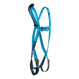 Testheveder Irudek Light 1 hátsó rögzítési ponttal, kék/fekete, universal