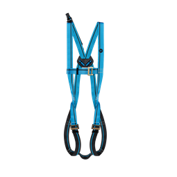 Testheveder Irudek Light 1 hátsó rögzítési ponttal, kék/fekete, universal