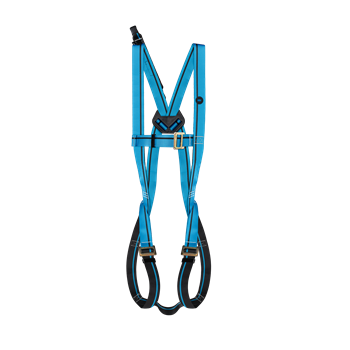 Testheveder Irudek Light 1 hátsó rögzítési ponttal, kék/fekete, universal