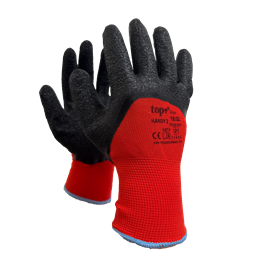 Védőkesztyű TOP HANDY 2 latex mártás
