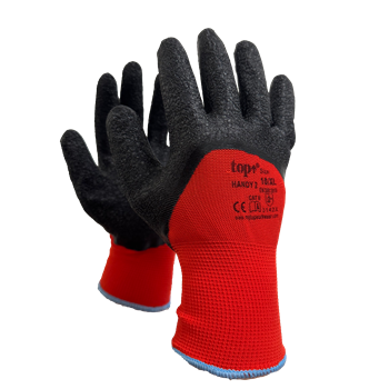 Védőkesztyű TOP HANDY 2 latex mártás