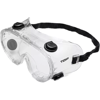 TOP SC-423 polycarbonate protective goggles, scratch resistant, acid resistant, with adjustable rubber band