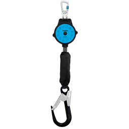 Zuhanásgátló Irudek Miniblok SE-H függőleges és vízszintes használatra, fekete/kék, 2m