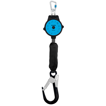 Zuhanásgátló Irudek Miniblok SE-H függőleges és vízszintes használatra, fekete/kék, 2m