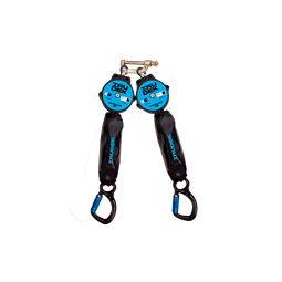 Zuhanásgátló Irudek TWINBLOK SE-C, fekete/kék, 2m