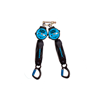 Zuhanásgátló Irudek TWINBLOK SE-C, fekete/kék, 2m