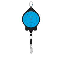 Zuhanásgátló automata Irudek SEKURBLOK 30, visszahúzható, fekete, 30m